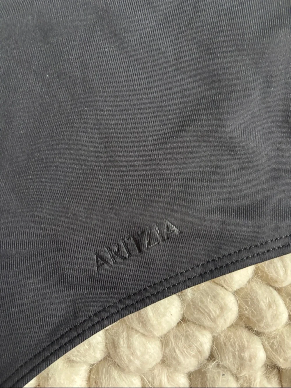 Aritzia Black Square Neck Short Sleeve Black Bodysuit, new without tags_3